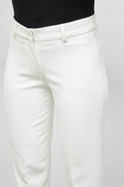 Earnest Mid Rise Slim Pant - White