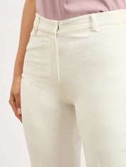 Earnest Mid Rise Slim Pant - White