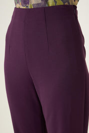 Glorious High Rise Bootcut Pants - Purple