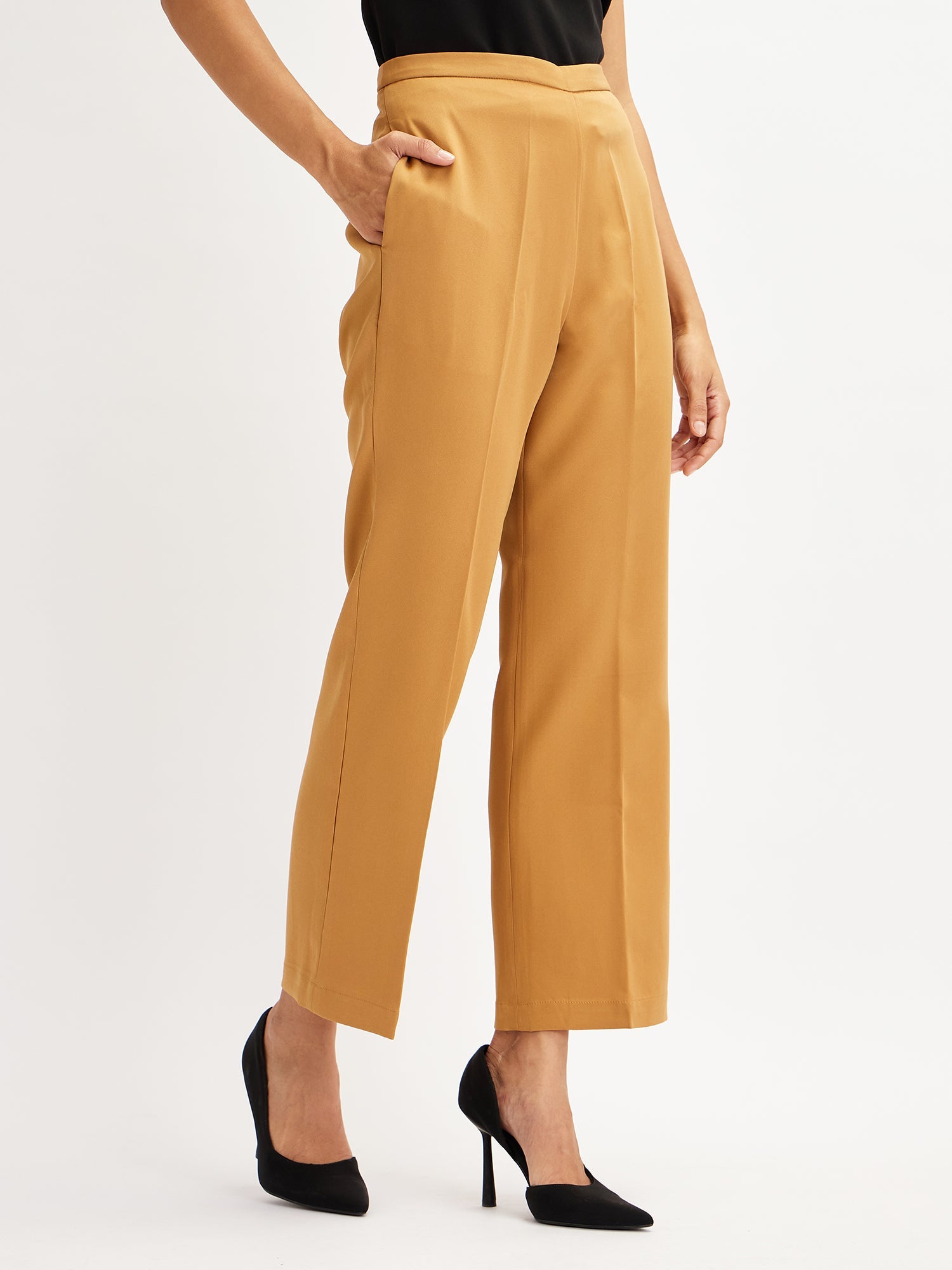 Lupin-Dune Formal Side Zip Pant - Dune