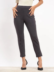 Flex Pull On Slim Jeggings - Dark Grey