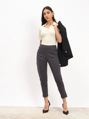 Flex Pull On Slim Jeggings - Dark Grey