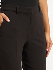 Earnest Mid Rise Slim Pants - Jet Black