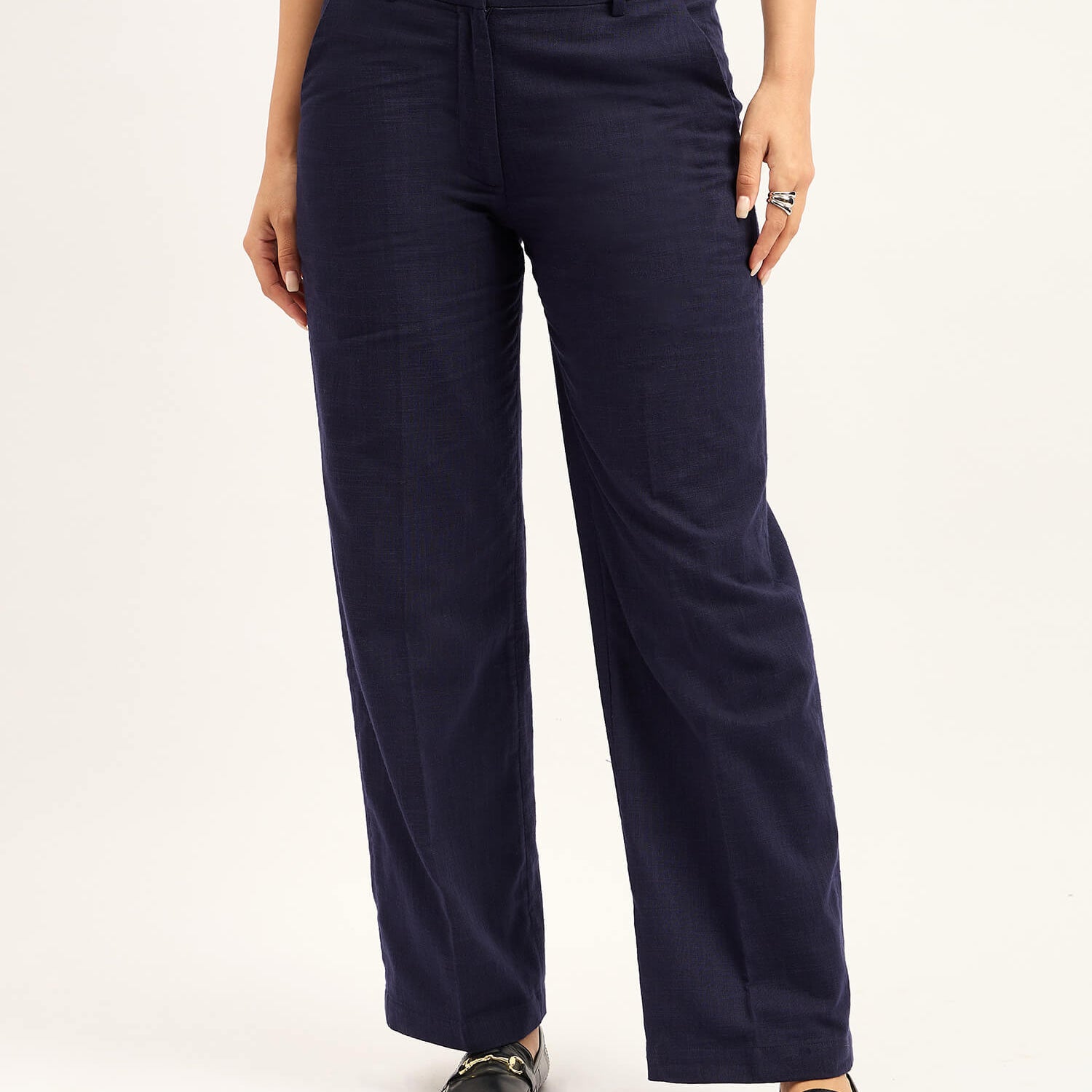 Reef Straight Fit Pants - Navy Blue