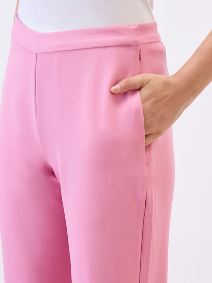 Lupin Straight Fit pant-Pink