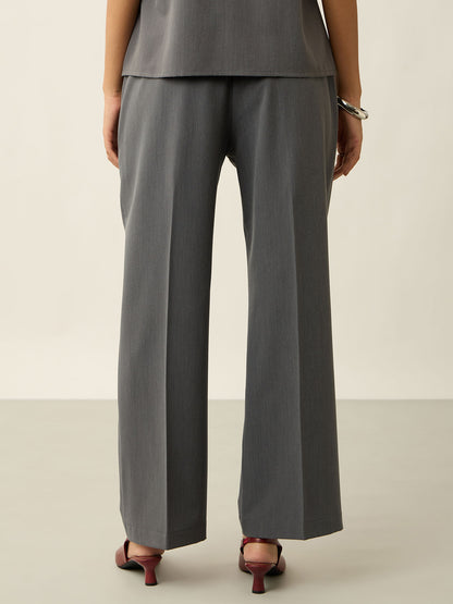 Lumine Formal Side Zip Pant-Grey
