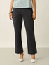 Cary Tab Detail Ponte Pants-Grey