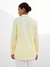 Pristine Button Down Shirt-Lemon