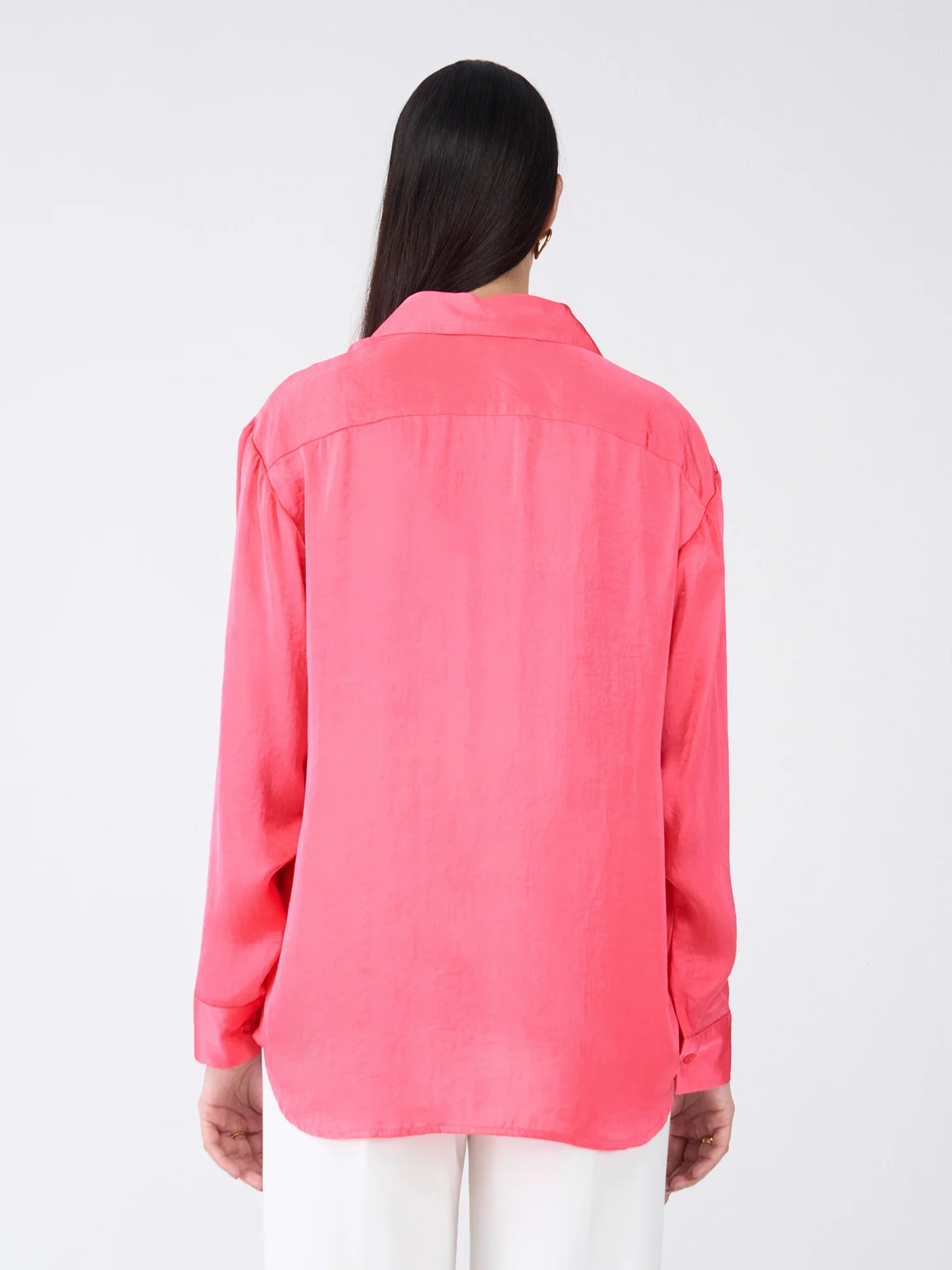 Buy Confetti Embellished Button Down Shirt-Pink Color Shirts for Women SALT Attire