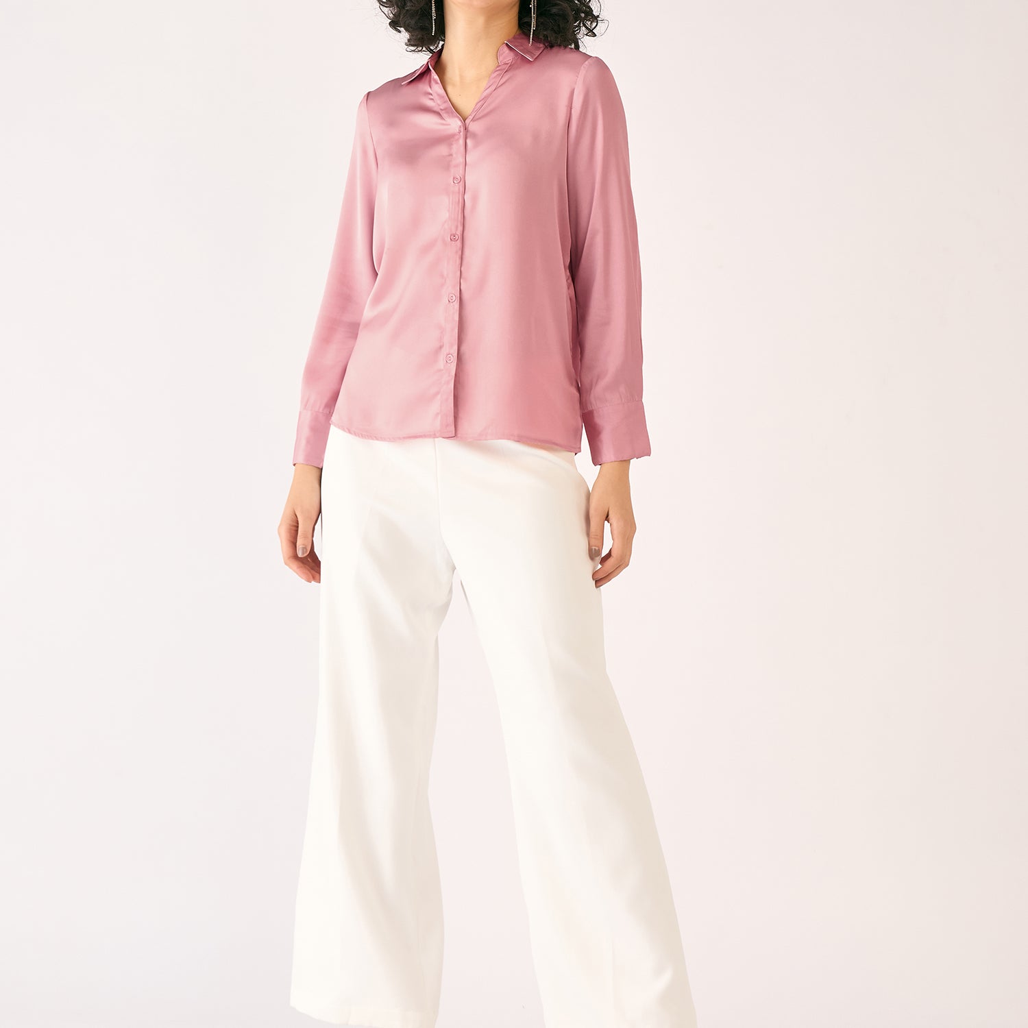 Orbit Button Down Shirt - Pink