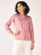 Orbit Button Down Shirt - Pink