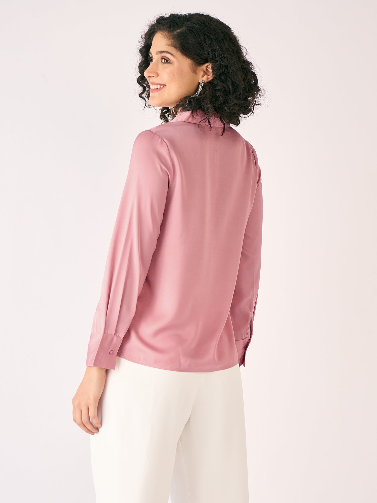 Orbit Button Down Shirt - Pink