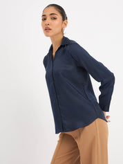 Royal Button Down Shirt - Deep Navy