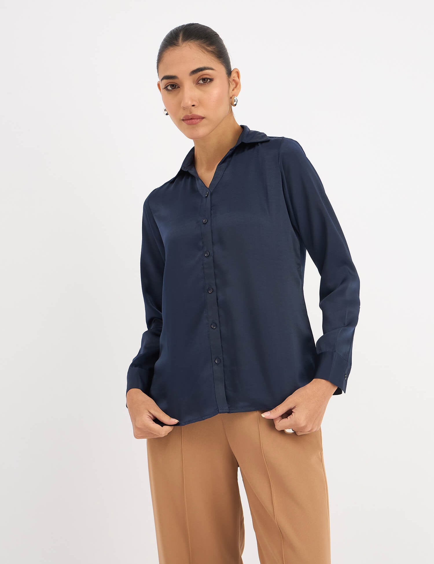 Royal Button Down Shirt - Deep Navy