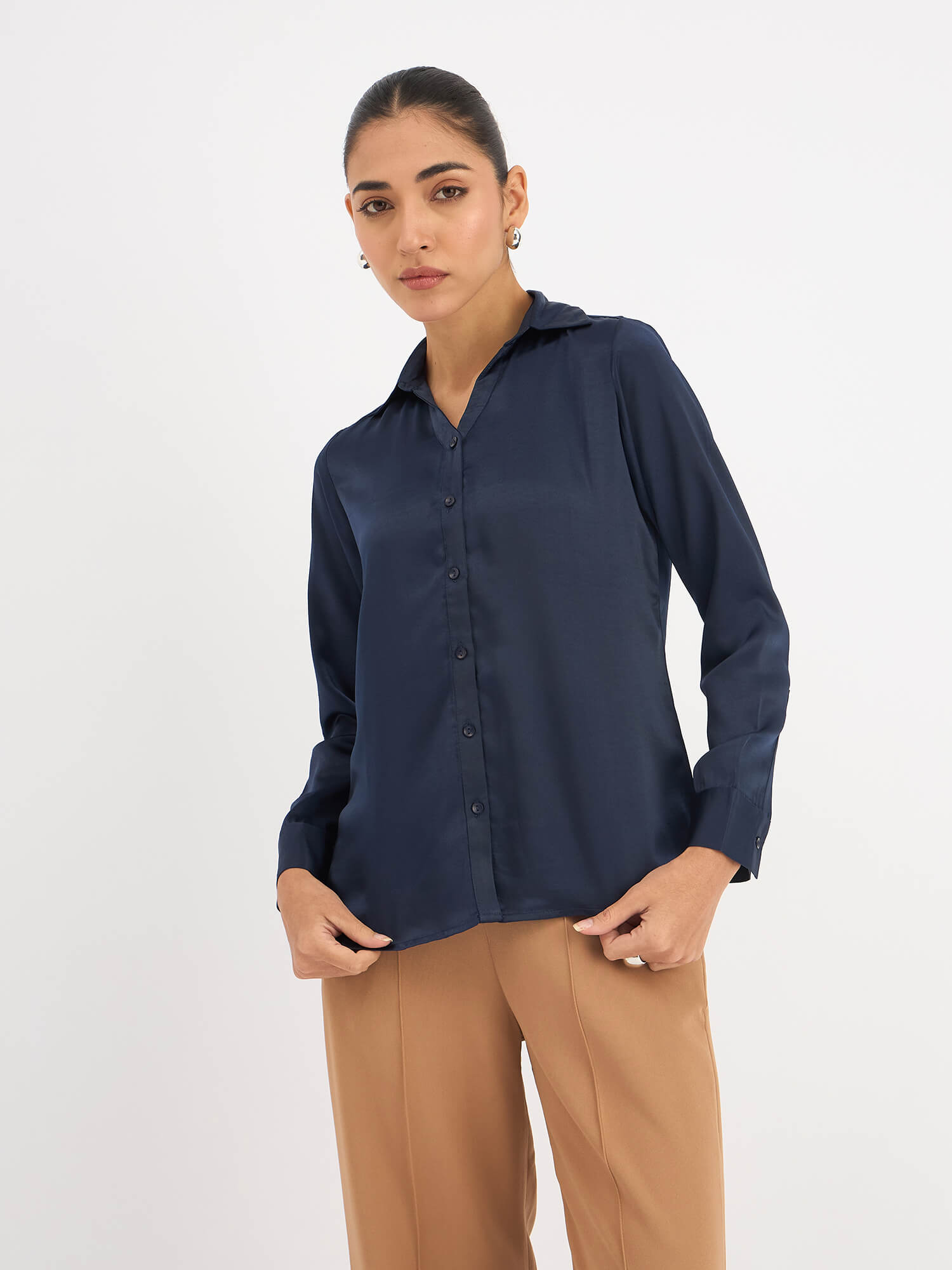 Royal Button Down Shirt - Deep Navy