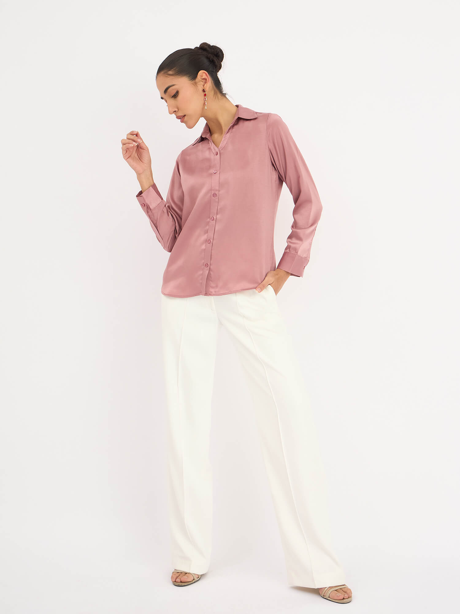 Royal Button Down Shirt - Mauve