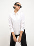 Areum Pintuck Detail Shirt-White