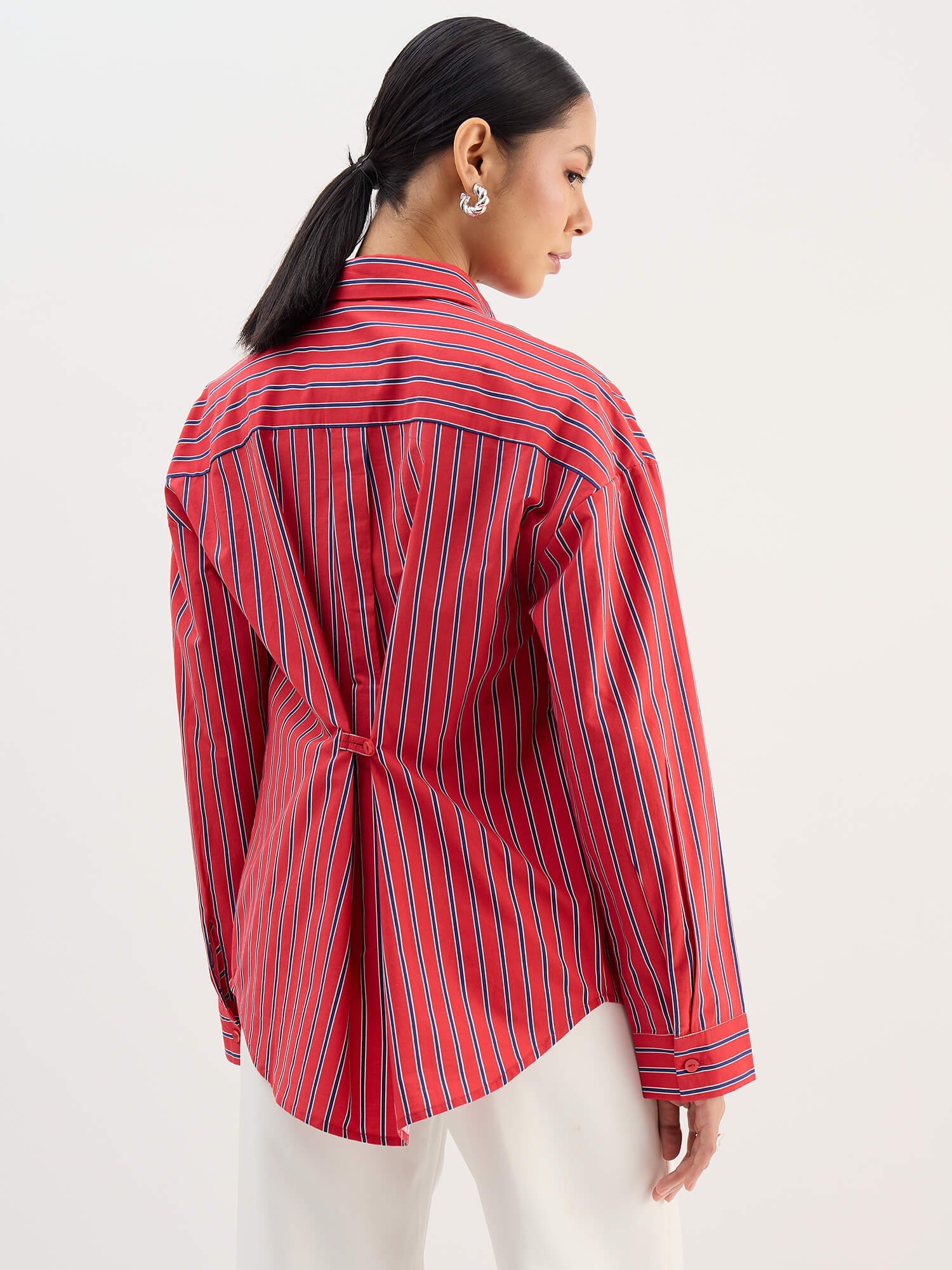 Arloft Tab Detail Shirt-Multi