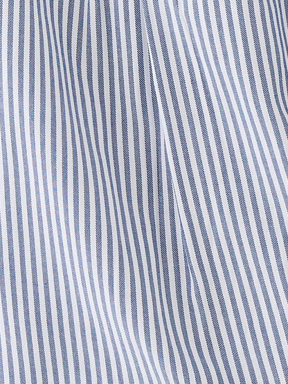 Nerina Relax Fit Shirt-Blue&amp;White