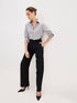 Velin Concealed Placket Shirt-Grey
