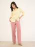 Ventari Princess Panel Shirt-Yellow