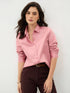 Pristelle Button Down Shirt-Dusty Pink