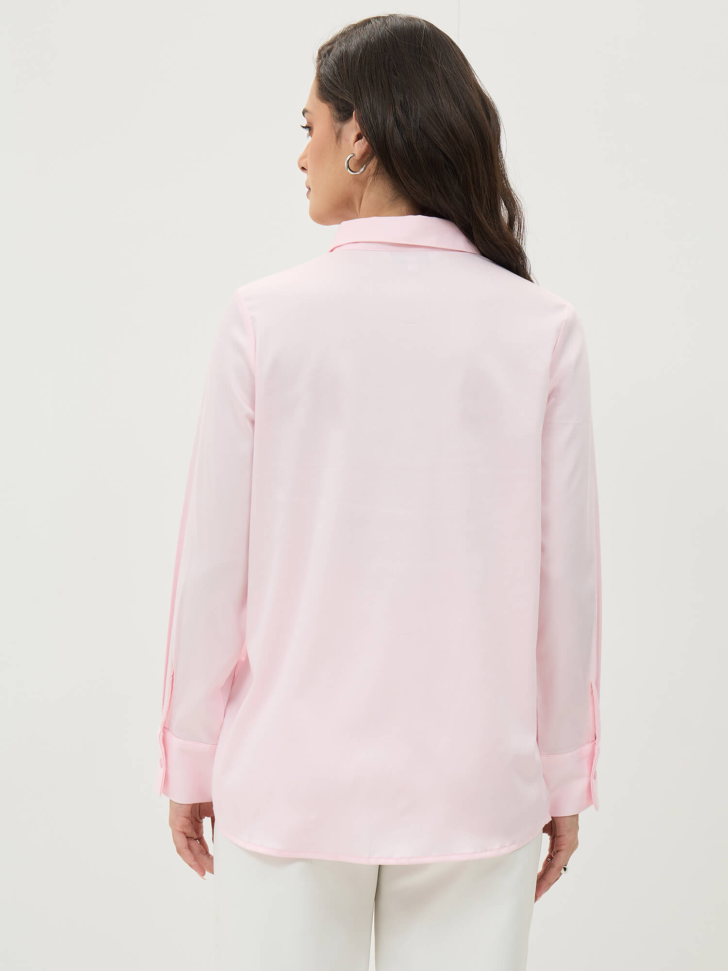 Pristelle Button Down Shirt-Baby Pink
