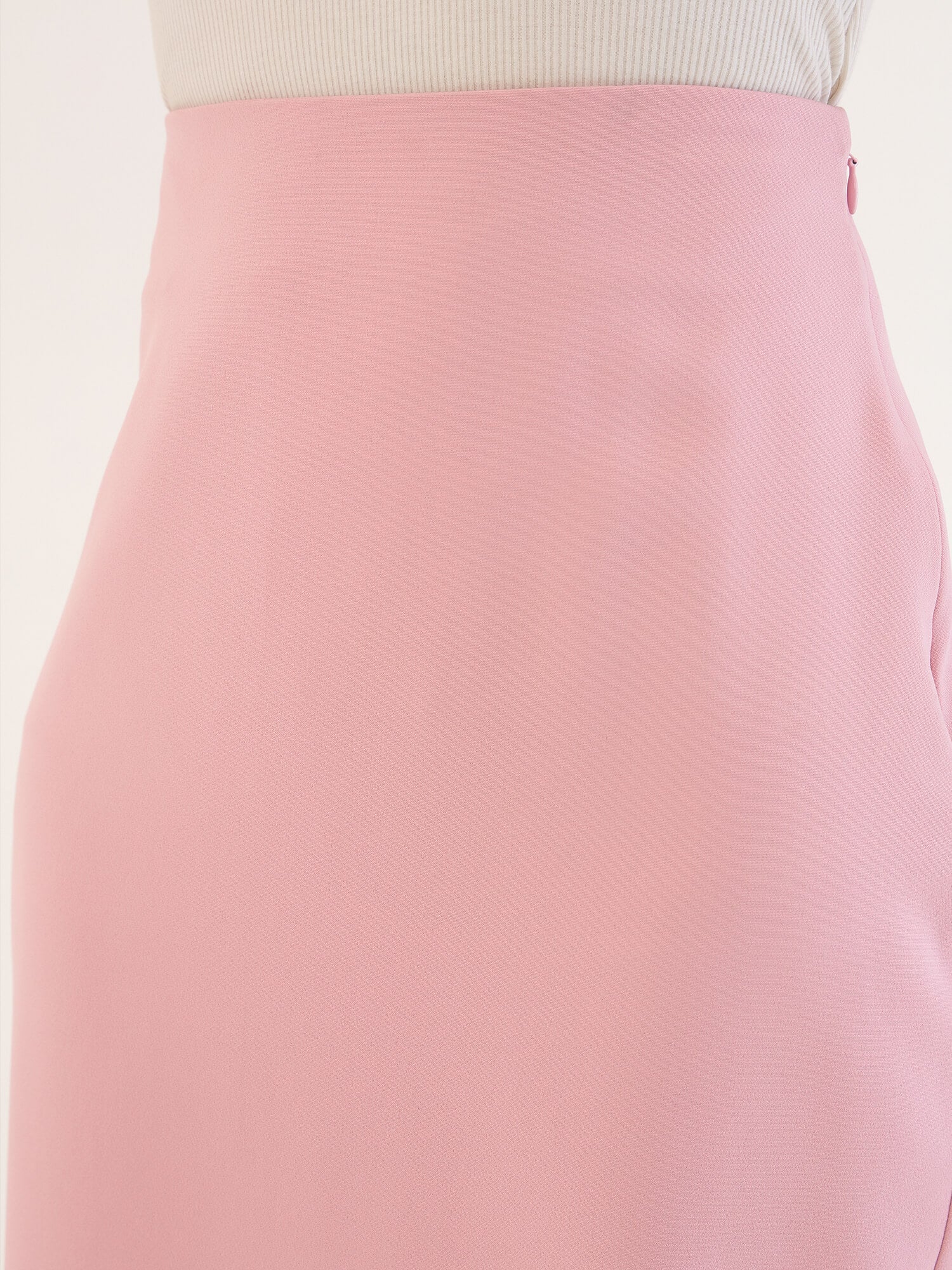 Juvina Midi Length Pencil Skirt-Pink