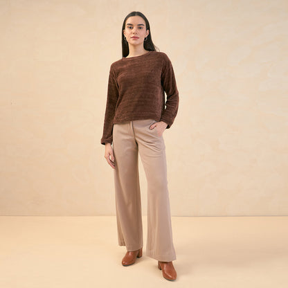 Margo Corduroy Jumper - Brown