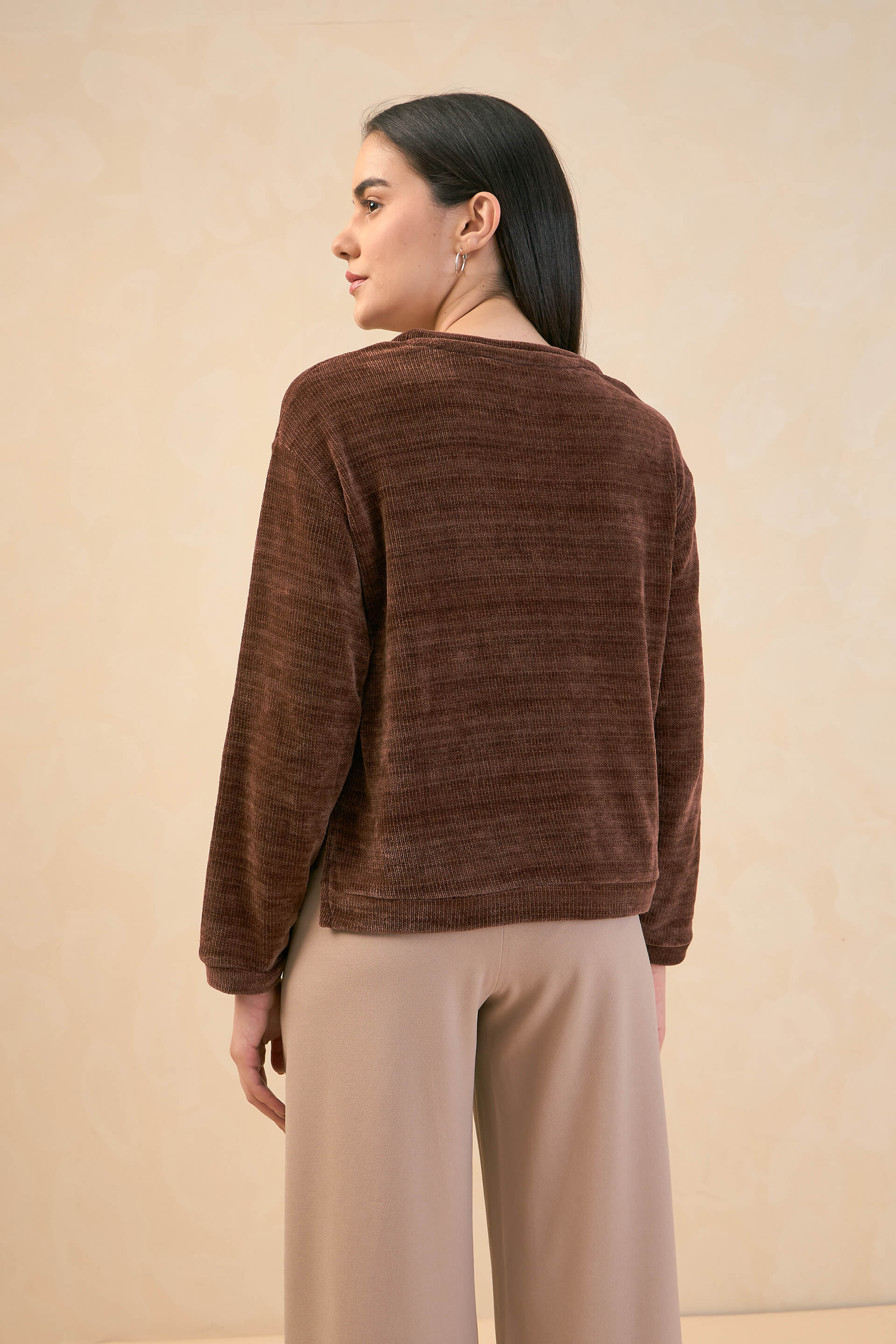 Margo Corduroy Jumper - Brown