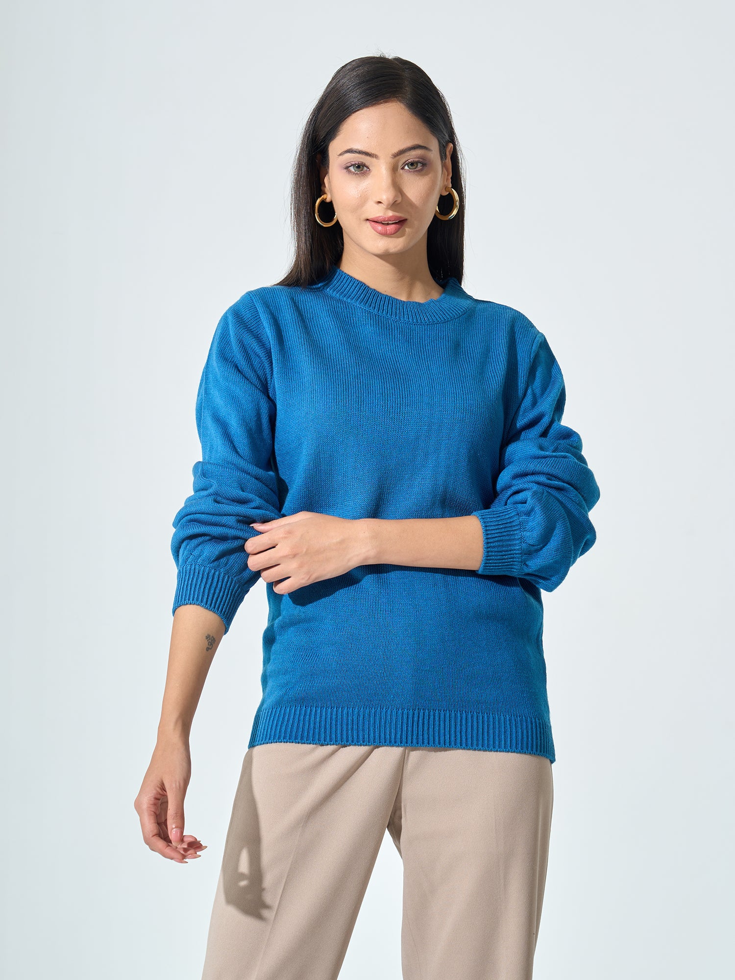 Lissa Knit Sweater - Blue