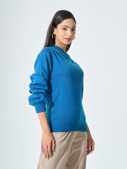 Lissa Knit Sweater - Blue