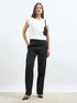 Creative-White Drop shoulder top - White