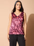 Niranda V Neck Sleeveless Top-Multi