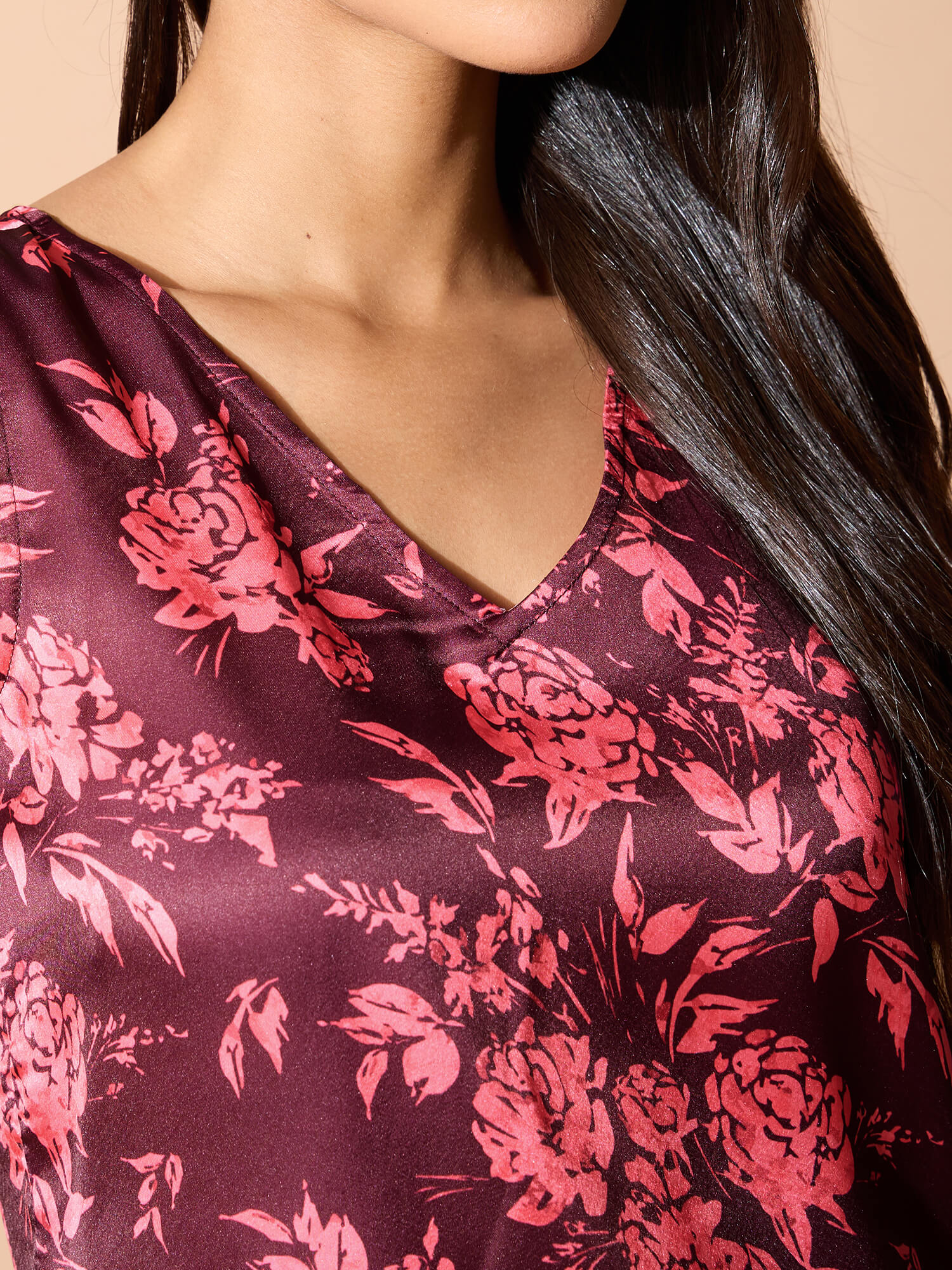 Niranda V Neck Sleeveless Top-Multi