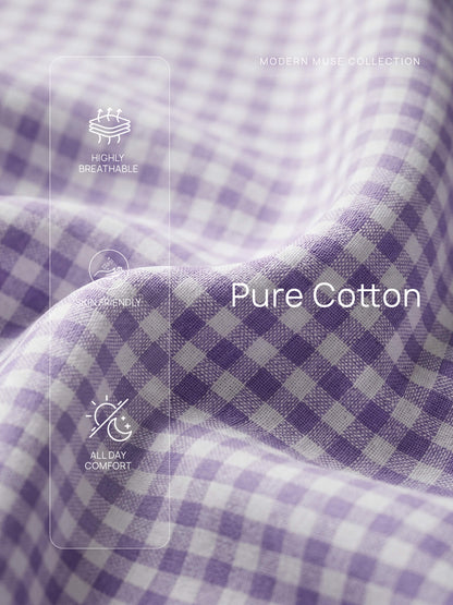 Colette Peplum Top-Purple - SALT Attire