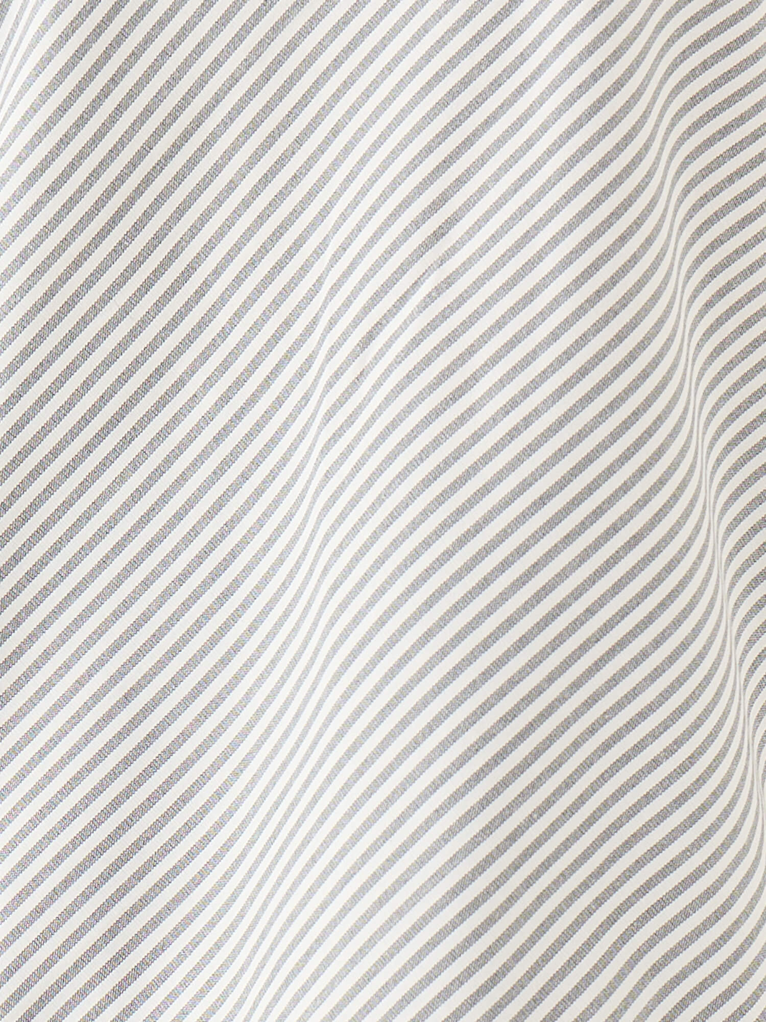 Noa Striped Sleeveless Top With Diagonal Panel-White&amp;Grey