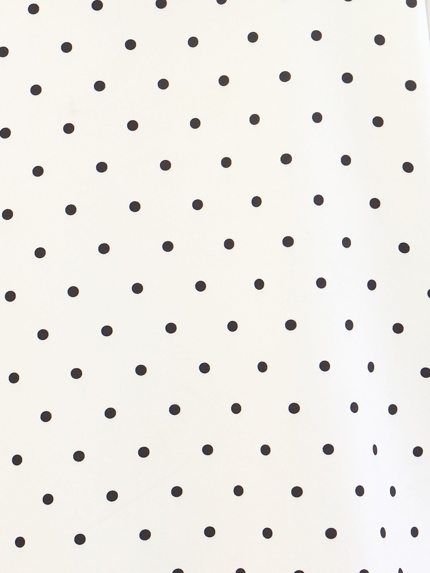 Pearly Boat Neck Print Top -White