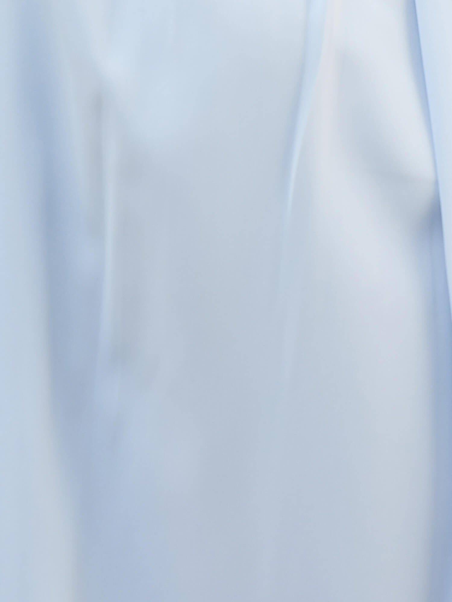 Noela Pleated Neck Keyhole Top -Blue