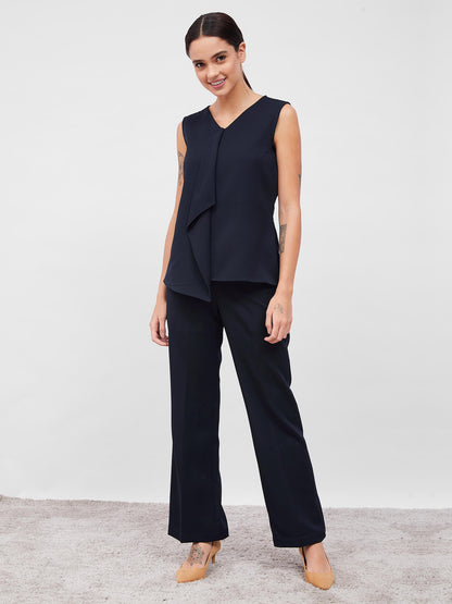 Lupin Formal Side Zip Pant - Navy Blue