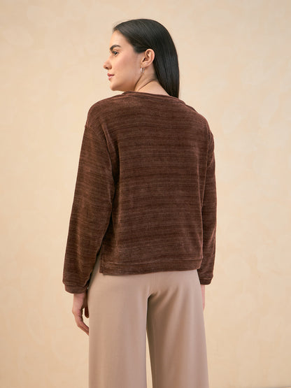 Margo Corduroy Jumper - Brown