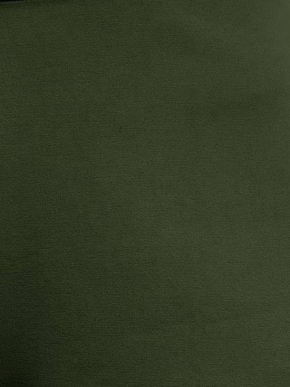 Airy Pull On Straight Jeggings - Olive Green