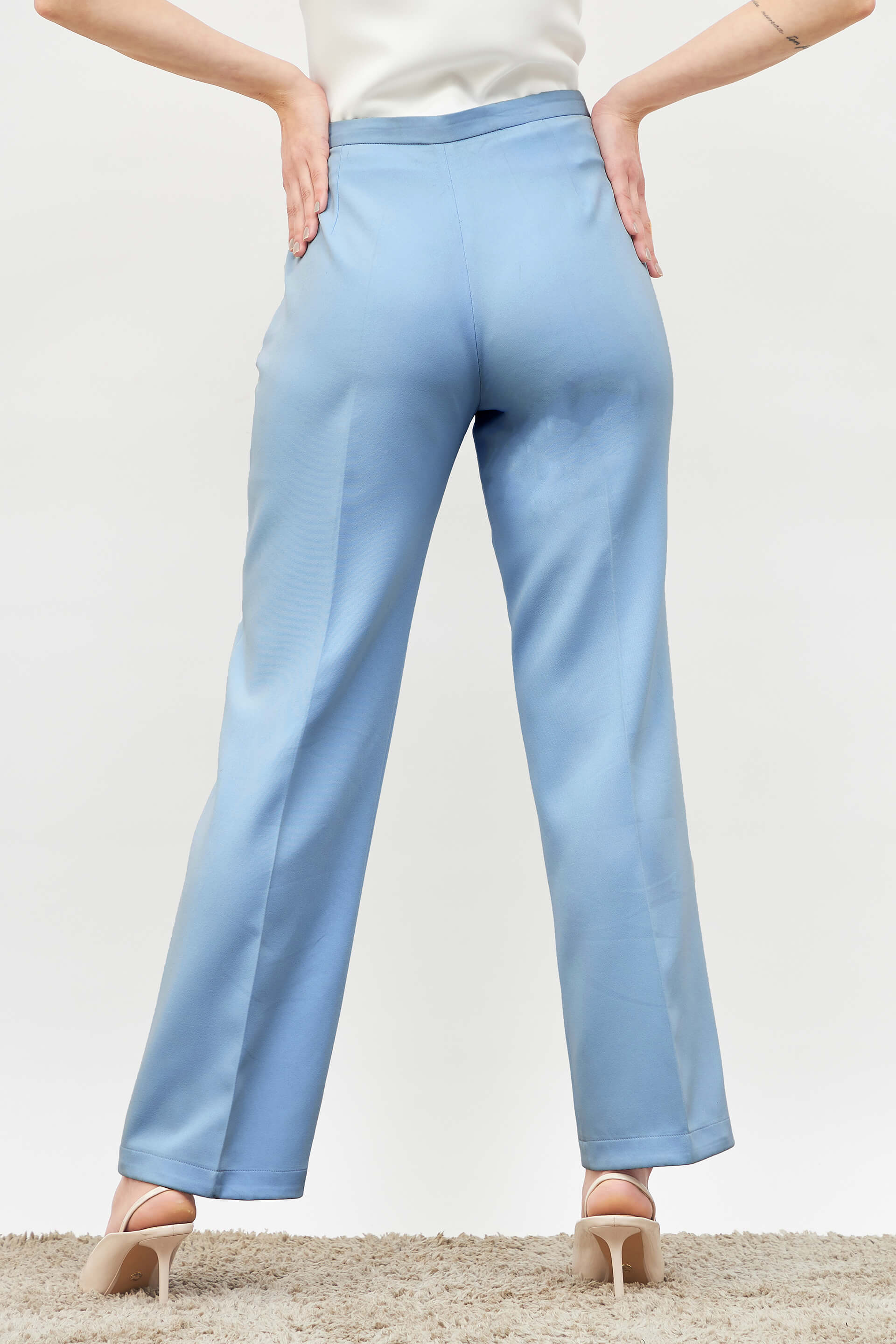 Lupin Formal Side Zip Pant - Sky Blue - SALT Attire
