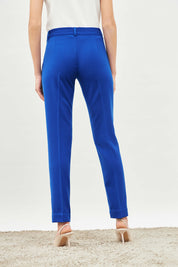 Earnest Mid Rise Pants - Electric Blue