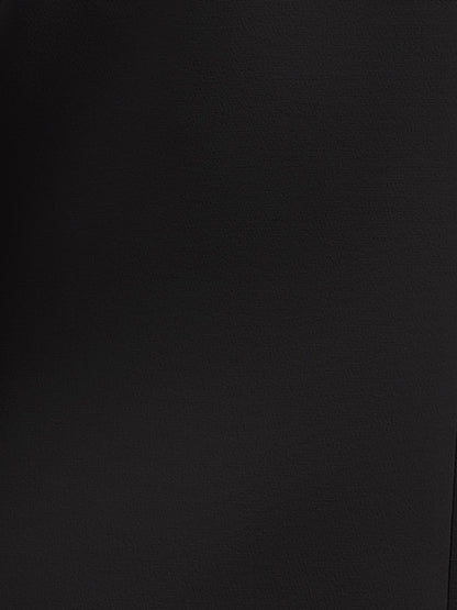 Brogia Overlap Embellished Top-Black - SALT Attire