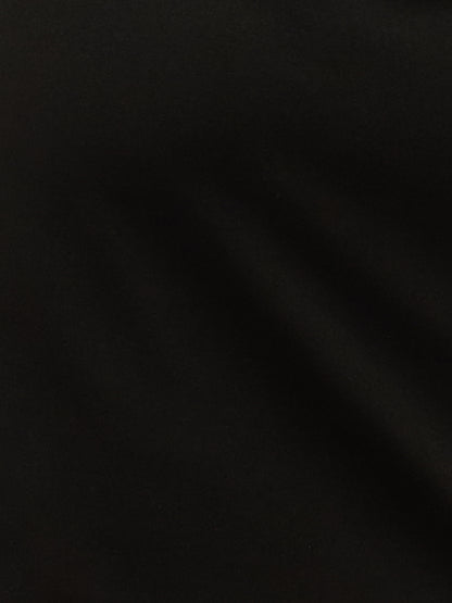 Chelsea Contrast Detail Shift Dress-Black&amp;White