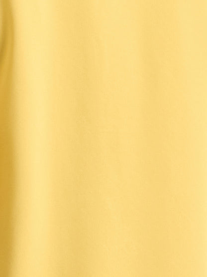 Cobble Asymmetric Collar Top - Yellow