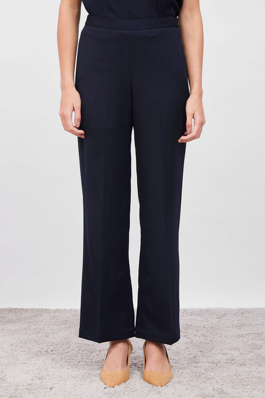 Lupin Formal Side Zip Pant - Navy Blue