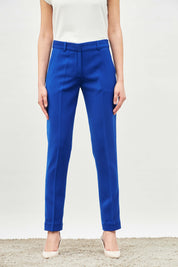 Earnest Mid Rise Pants - Electric Blue