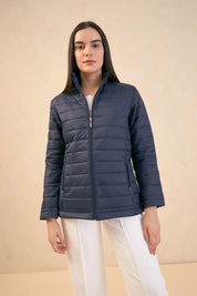 Maeve-Navy Puffer Jacket - Navy